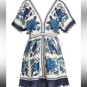 Farm Rio tropical linen dress